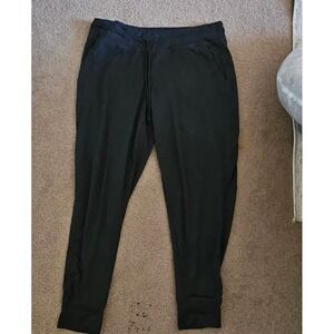 Lole Womens XL Charcoal Gray‎ Heather Joggers Drawstring Activewear Pants